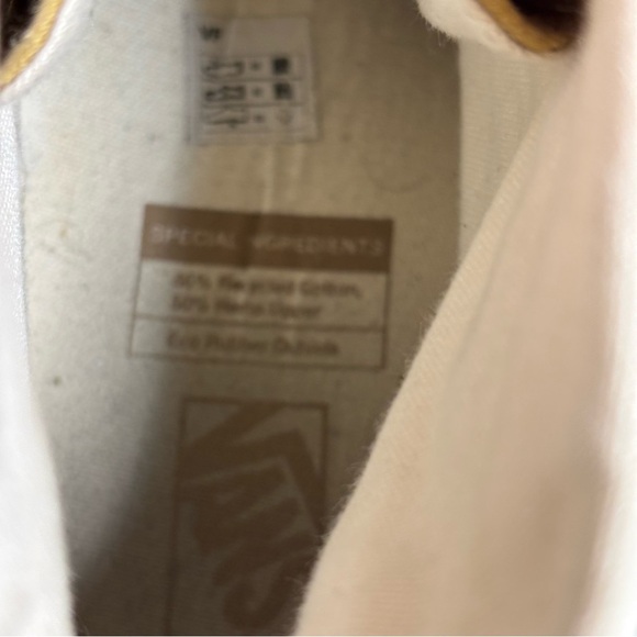 Vans Peace And Leaf Limited Edition Sneakers Unisex Womens 11, Men’s 9.5. Gold - Picture 2 of 12